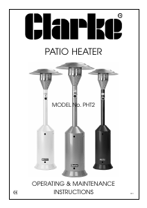 Manual Clarke PHT2 Patio Heater