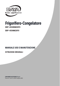 Manuale DAYA DDP-455NM2XF0 Frigorifero-congelatore
