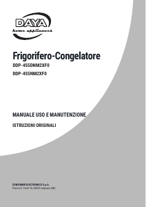 Manuale DAYA DDP-455DNM2XF0 Frigorifero-congelatore