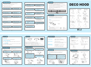 사용 설명서 하츠 CDH-90 쿠커 후드