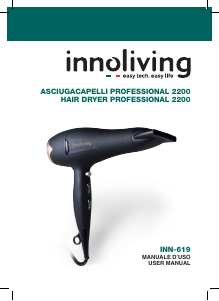Handleiding Innoliving INN-619 Haardroger