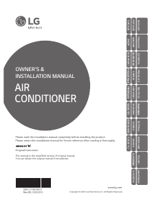 Manual LG ARUM240LTE6 Air Conditioner
