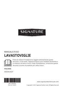 Manuale LG SKSDW2402P Lavastoviglie