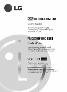 Manuale LG GR-B209GVQA Frigorifero-congelatore