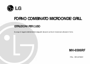 Manuale LG MH-6586RF Microonde