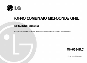 Manuale LG MH-6584BLC Microonde