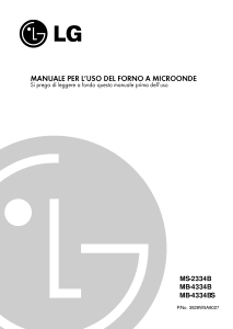 Manuale LG MB-4334BS Microonde