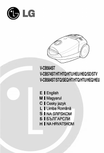 Manual LG V-CB574STV Aspirador