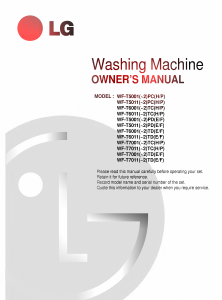 Manual LG WF-T6001TPB Washing Machine