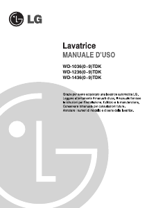 Manuale LG WD-12363TDK Lavatrice