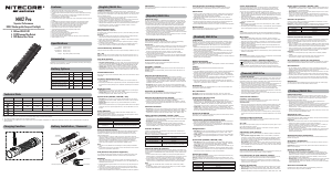 Handleiding Nitecore MH12 Pro Zaklamp