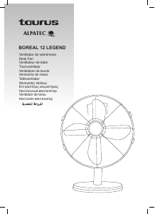 Manuale Taurus Boreal 12 Legend Ventilatore