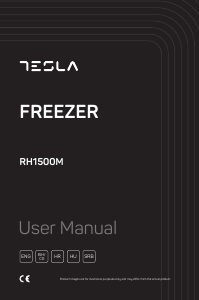 Manual Tesla RH1500M Freezer