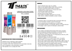 Manual de uso Thulos TH-LV2033 Lámpara