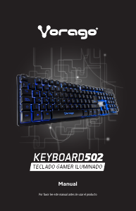 Manual de uso Vorago KB-502 Teclado