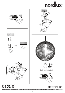 Instrukcja Nordlux Beroni 35 Lampa