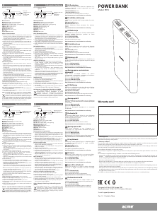 Manual Acme PB15GD Încărcător portabil