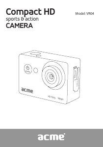 Rokasgrāmata Acme VR04 Aktivitātes kamera