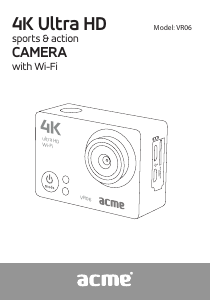 Manual Acme VR06 Action Camera