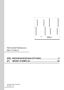 Mode d’emploi Amica KMI 774 660 C Table de cuisson