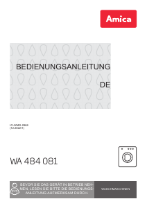 Bedienungsanleitung Amica WA 484 081 Waschmaschine