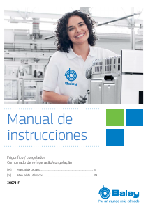 Manual de uso Balay 3KIE734F Frigorífico combinado