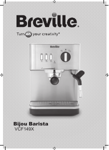 Manual Breville VCF149X Bijou Barista Coffee Machine