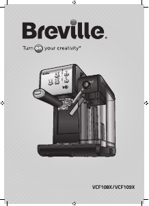 Käyttöohje Breville VCF108X Prima Latte II Kahvikone