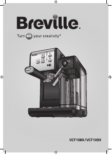 Bruksanvisning Breville VCF109X Prima Latte II Kaffemaskin