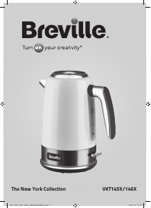 Bruksanvisning Breville VKT145X New York Vattenkokare