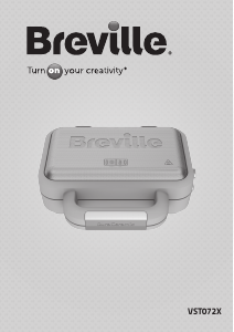 Manuale Breville VST072X Macchina per waffle