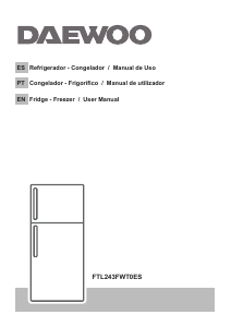 Manual Daewoo FTL243FWT0ES Frigorífico combinado