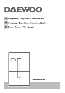 Manual de uso Daewoo FMM488FIR0ES Frigorífico combinado