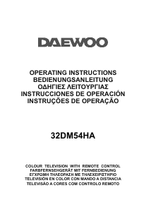 Manual Daewoo 32DM54HA Televisor LED