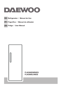 Manual de uso Daewoo FLN390ELR0ES Refrigerador