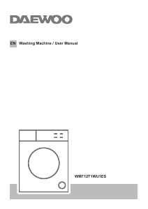 Manual Daewoo WM712T1WU1ES Washing Machine