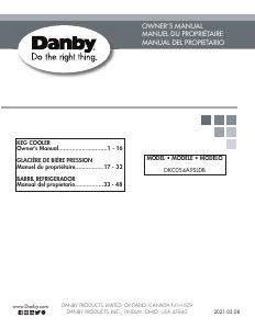 Manual de uso Danby DKC054A9SLDB Refrigerador