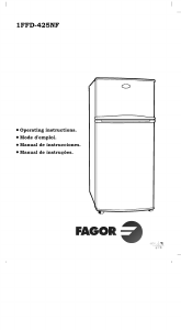 Manual Fagor 1FFD-425NF Fridge-Freezer