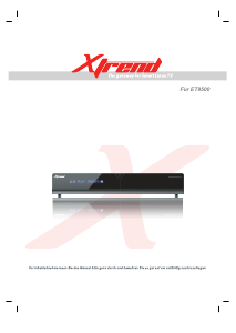 Bedienungsanleitung Xtrend ET9500 Digital-receiver