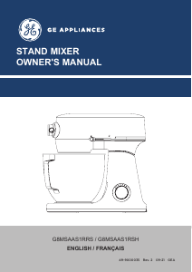 Handleiding GE G8MSAAS1RSH Standmixer