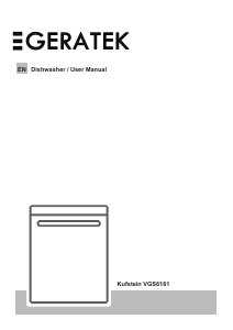 Manual Geratek Kufstein VGS6161 Dishwasher