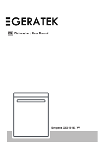 Manual Geratek Bregenz GS6161 Dishwasher