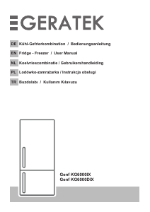 Manual Geratek Genf KG6000 Fridge-Freezer