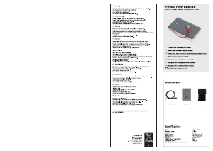 Manual Xtorm XB102 Portable Charger