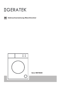 Bedienungsanleitung Geratek Gera WAT8600 Waschmaschine