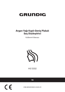 Kullanım kılavuzu Grundig HS 5332 Saç düzleştirici