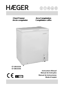 Manual Haeger CF-200.014A Freezer