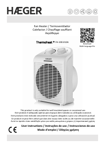 Manual de uso Haeger FH-200.010A Calefactor