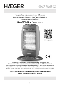 Manual de uso Haeger HH-120.002A Calefactor