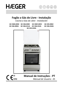 Manual Haeger GC-SS6.004C Fogão